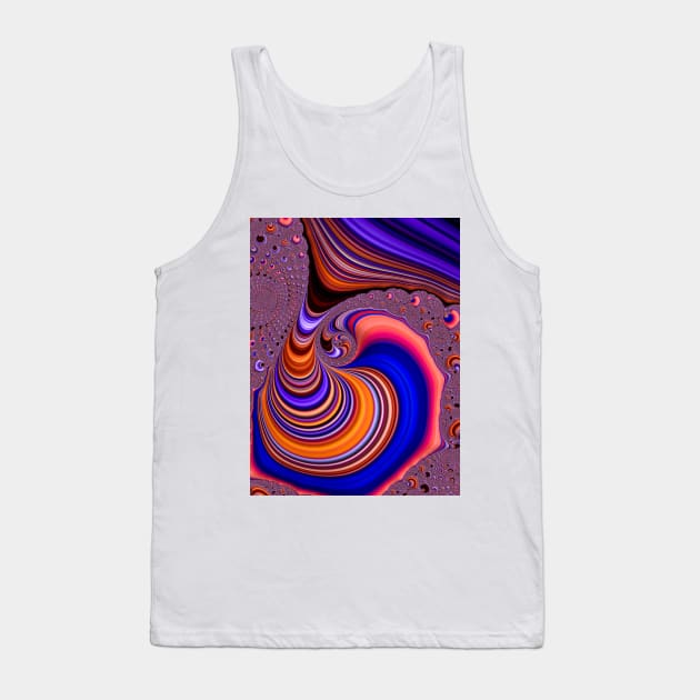 Fractal Fantasy #5 - Color Twist Tank Top by Colette22